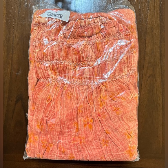 Free People Womens Azure Maxi Ruched Strappy Floral Dress - Picture 6 of 6